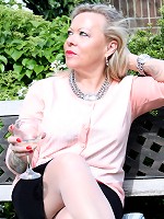 Curvy British housewife getting very frisky